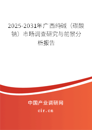 2025-2031年廣西純堿(碳酸鈉)市場調(diào)查研究與前景分析報告 2025-2031年廣西純堿(碳酸鈉)市場調(diào)查研究與前景分析報告
