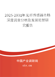 2025-2031年光纖傳感器市場深度調(diào)查分析及發(fā)展前景研究報告