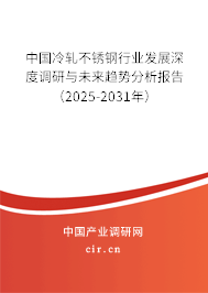中國冷軋不銹鋼行業(yè)發(fā)展深度調研與未來趨勢分析報告（2025-2031年）