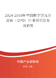 2024-2030年中國(guó)數(shù)字熒光示波器(DPO)行業(yè)研究及發(fā)展趨勢(shì) 2024-2030年中國(guó)數(shù)字熒光示波器(DPO)行業(yè)研究及發(fā)展趨勢(shì)