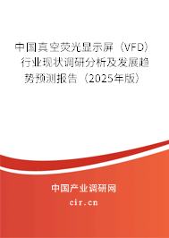 中國真空熒光顯示屏（VFD）行業(yè)現(xiàn)狀調(diào)研分析及發(fā)展趨勢預(yù)測報(bào)告（2025年版）