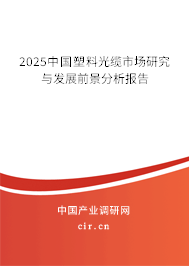 2025中國塑料光纜市場研究與發(fā)展前景分析報(bào)告