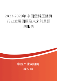 2023-2029年中國塑料壓延機(jī)行業(yè)發(fā)展回顧及未來前景預(yù)測報告