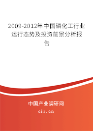 2009-2012年中國(guó)磷化工行業(yè)運(yùn)行態(tài)勢(shì)及投資前景分析報(bào)告 2009-2012年中國(guó)磷化工行業(yè)運(yùn)行態(tài)勢(shì)及投資前景分析報(bào)告