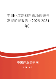 中國(guó)化工新材料市場(chǎng)調(diào)研與發(fā)展前景報(bào)告（2025-2031年）