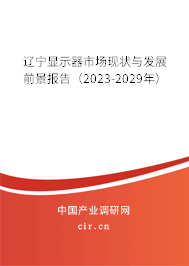 遼寧顯示器市場現(xiàn)狀與發(fā)展前景報告(2023-2029年) 遼寧顯示器市場現(xiàn)狀與發(fā)展前景報告(2023-2029年)