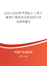 2023-2029年中國1,3-二溴-5-氟苯行業(yè)發(fā)展深度調(diào)研與未來趨勢報告