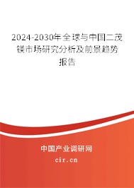 2024-2030年全球與中國二茂鎂市場研究分析及前景趨勢報告 2024-2030年全球與中國二茂鎂市場研究分析及前景趨勢報告