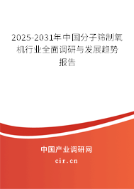 2024-2030年中國分子篩制氧機(jī)行業(yè)全面調(diào)研與發(fā)展趨勢報告 2024-2030年中國分子篩制氧機(jī)行業(yè)全面調(diào)研與發(fā)展趨勢報告