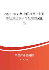 2025-2031年中國橡塑密封件市場深度調(diào)研與發(fā)展趨勢報告