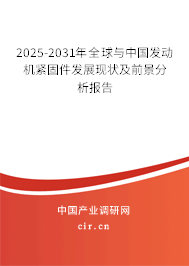2025-2031年全球與中國發(fā)動(dòng)機(jī)緊固件發(fā)展現(xiàn)狀及前景分析報(bào)告 2025-2031年全球與中國發(fā)動(dòng)機(jī)緊固件發(fā)展現(xiàn)狀及前景分析報(bào)告