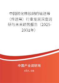 中國(guó)硫化橡膠制的輸送帶（傳送帶）行業(yè)發(fā)展深度調(diào)研與未來(lái)趨勢(shì)報(bào)告（2025-2031年）