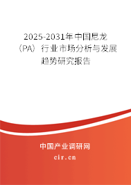 2025-2031年中國尼龍(PA)行業(yè)市場分析與發(fā)展趨勢研究報(bào)告 2025-2031年中國尼龍(PA)行業(yè)市場分析與發(fā)展趨勢研究報(bào)告