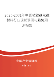 2025-2031年中國(guó)釹鐵硼永磁材料行業(yè)現(xiàn)狀調(diào)研與趨勢(shì)預(yù)測(cè)報(bào)告