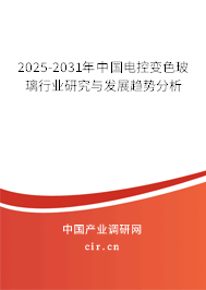 2025-2031年中國電控變色玻璃行業(yè)研究與發(fā)展趨勢分析 2025-2031年中國電控變色玻璃行業(yè)研究與發(fā)展趨勢分析