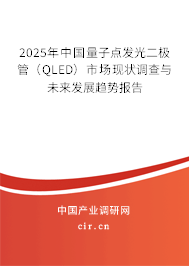 2025年中國量子點(diǎn)發(fā)光二極管(QLED)市場現(xiàn)狀調(diào)查與未來發(fā)展趨勢報告 2025年中國量子點(diǎn)發(fā)光二極管(QLED)市場現(xiàn)狀調(diào)查與未來發(fā)展趨勢報告