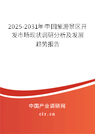 2025-2031年中國旅游景區(qū)開發(fā)市場現(xiàn)狀調(diào)研分析及發(fā)展趨勢報告