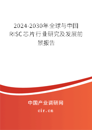 2024-2030年全球與中國(guó)RISC芯片行業(yè)研究及發(fā)展前景報(bào)告 2024-2030年全球與中國(guó)RISC芯片行業(yè)研究及發(fā)展前景報(bào)告