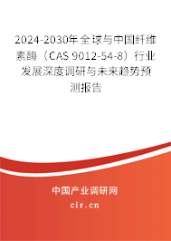 2024-2030年全球與中國纖維素酶（CAS 9012-54-8）行業(yè)發(fā)展深度調研與未來趨勢預測報告