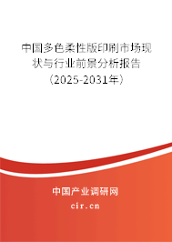 中國多色柔性版印刷市場現(xiàn)狀與行業(yè)前景分析報告（2025-2031年）