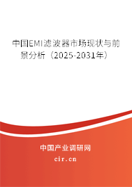中國EMI濾波器市場現(xiàn)狀與前景分析(2025-2031年) 中國EMI濾波器市場現(xiàn)狀與前景分析(2025-2031年)