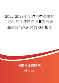 2022-2028年全球與中國格林 - 巴利綜合癥藥物行業(yè)發(fā)展全面調(diào)研與未來趨勢預測報告