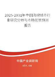 2025-2031年中國海綿城市行業(yè)研究分析與市場前景預(yù)測報告