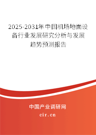 2025-2031年中國機(jī)場地面設(shè)備行業(yè)發(fā)展研究分析與發(fā)展趨勢預(yù)測報告