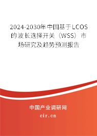 2024-2030年中國基于LCOS的波長選擇開關(guān)(WSS)市場研究及趨勢預(yù)測報告 2024-2030年中國基于LCOS的波長選擇開關(guān)(WSS)市場研究及趨勢預(yù)測報告