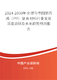 2024-2030年全球與中國聚丙烯(PP)復合材料行業(yè)發(fā)展深度調(diào)研及未來趨勢預測報告 2024-2030年全球與中國聚丙烯(PP)復合材料行業(yè)發(fā)展深度調(diào)研及未來趨勢預測報告
