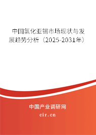 中國(guó)氯化亞錫市場(chǎng)現(xiàn)狀與發(fā)展趨勢(shì)分析（2025-2031年）