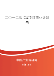 二〇一二版ICU項目商業(yè)計劃書