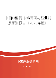 中國H型鋼市場調(diào)研與行業(yè)前景預(yù)測報告(2025年版) 中國H型鋼市場調(diào)研與行業(yè)前景預(yù)測報告(2025年版)